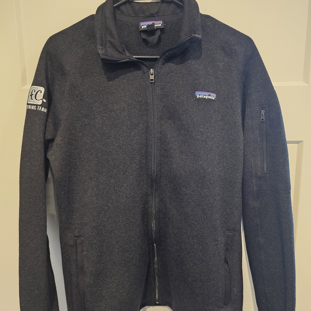 Patagonia Dark Charcoal Full-Zip Lightweight Jacket